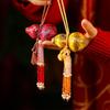 Traditional New Years Decoration Chinese Style Little Horse Keychain  Wedding