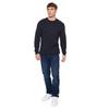 Crosshatch Mens Jampster Knitted Crew Neck Sweatshirt