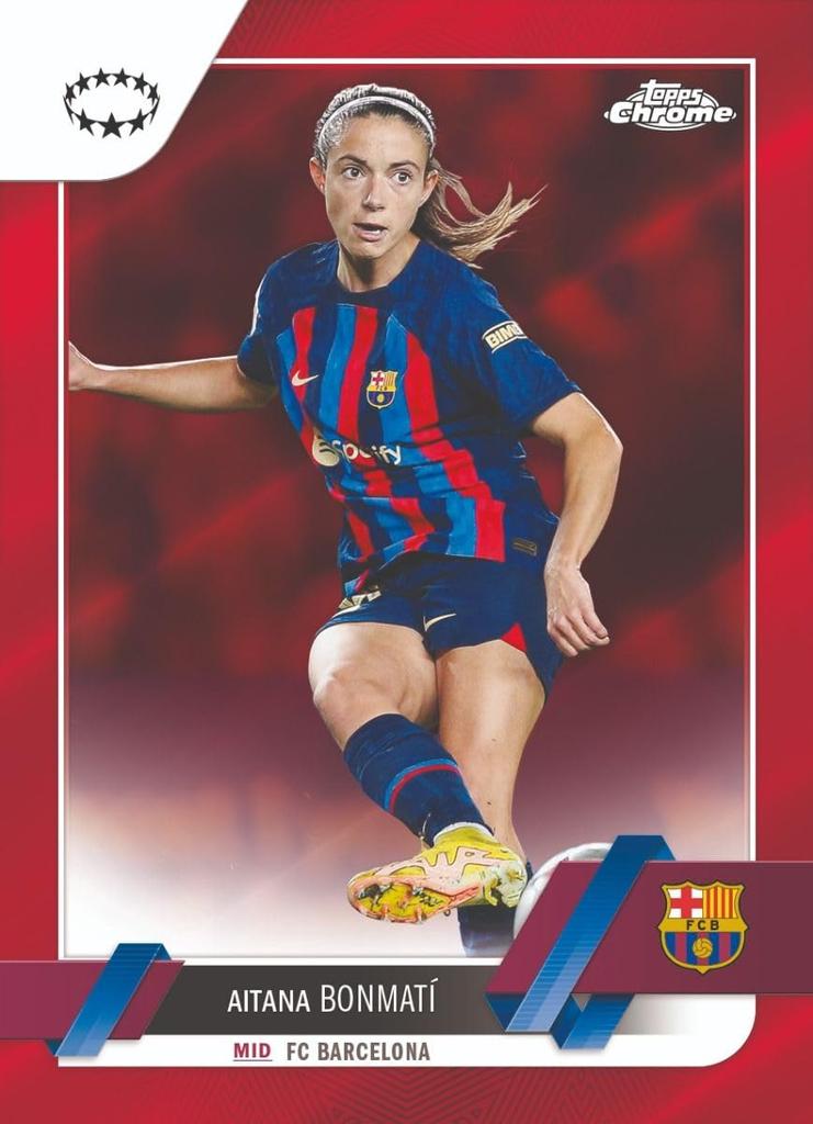 2023 Topps UCL Chrome Piłka nożna 2023 Topps UWCL Liga Mistrzów Chrome Kobieca Kobieca