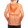 Adidas Logo Hooded Long Sleeve Zip Jacket Women Jackets Orange EH5013