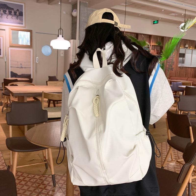 Large Capacity Schoolbag Male And Female High School College Students Simple Leisure Sports Backpack  Travel Backpack