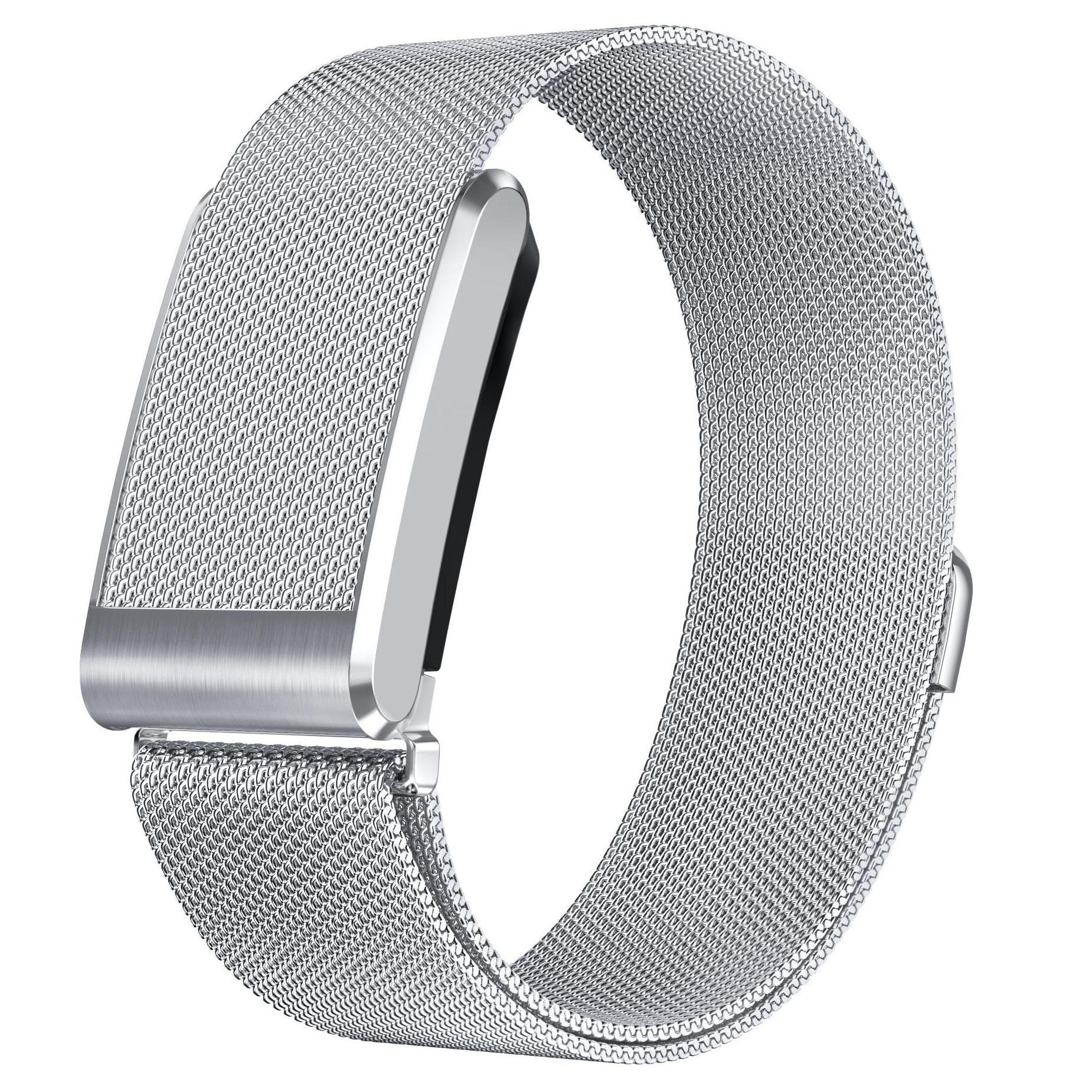 Magnetic Milanese Metal Band For WHOOP 5.0 ECG-MG Smart Stainless steel Strap for WHOOP 5 0 Bracelet for Whoop Replacement Wrist Accessories WHOOP 5.0 серебряный