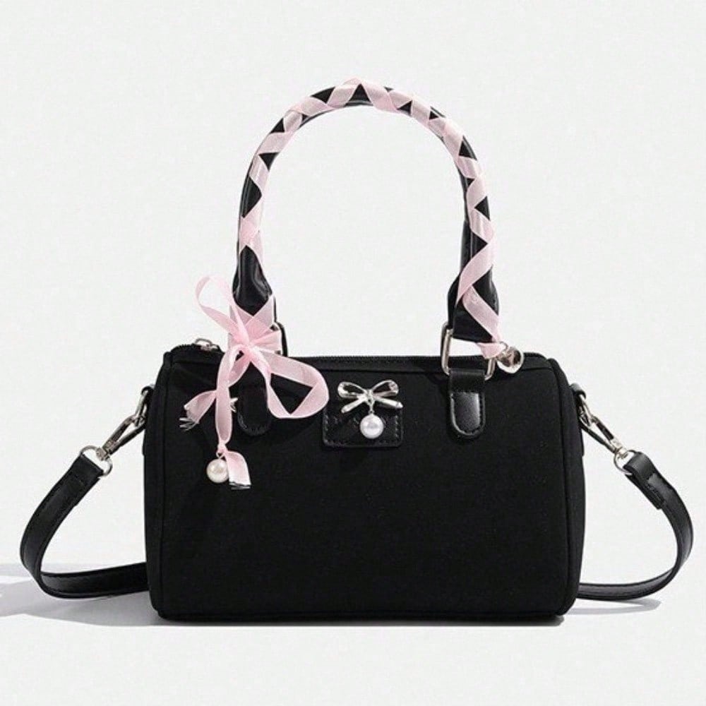 Trendy Versatile Tote Women's Niche Design Boston Bag Portable Shoulder Messenger Bag