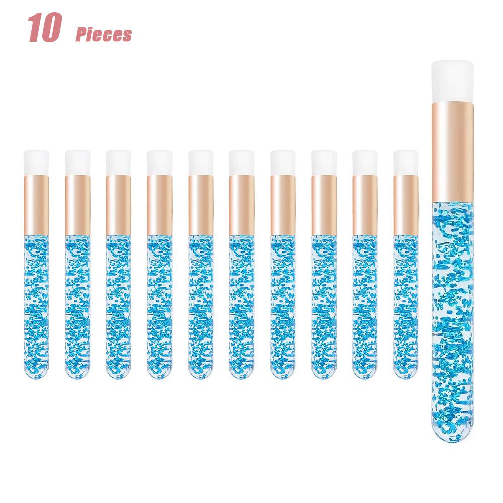 

30Pcs/Set Crystal Pink Lash Shampoo Brushes Eyelash Extension Cleansing Brush Nose Pore Cleaning Brush Blackhead Removing Tool