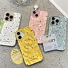 Meteorite Pattern Dot Case for Apple 17/17 Pro, Drop-Proof Soft Cover for 14/15/16 Pro Max