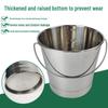 Stainless Steel Measuring Utility Bucket