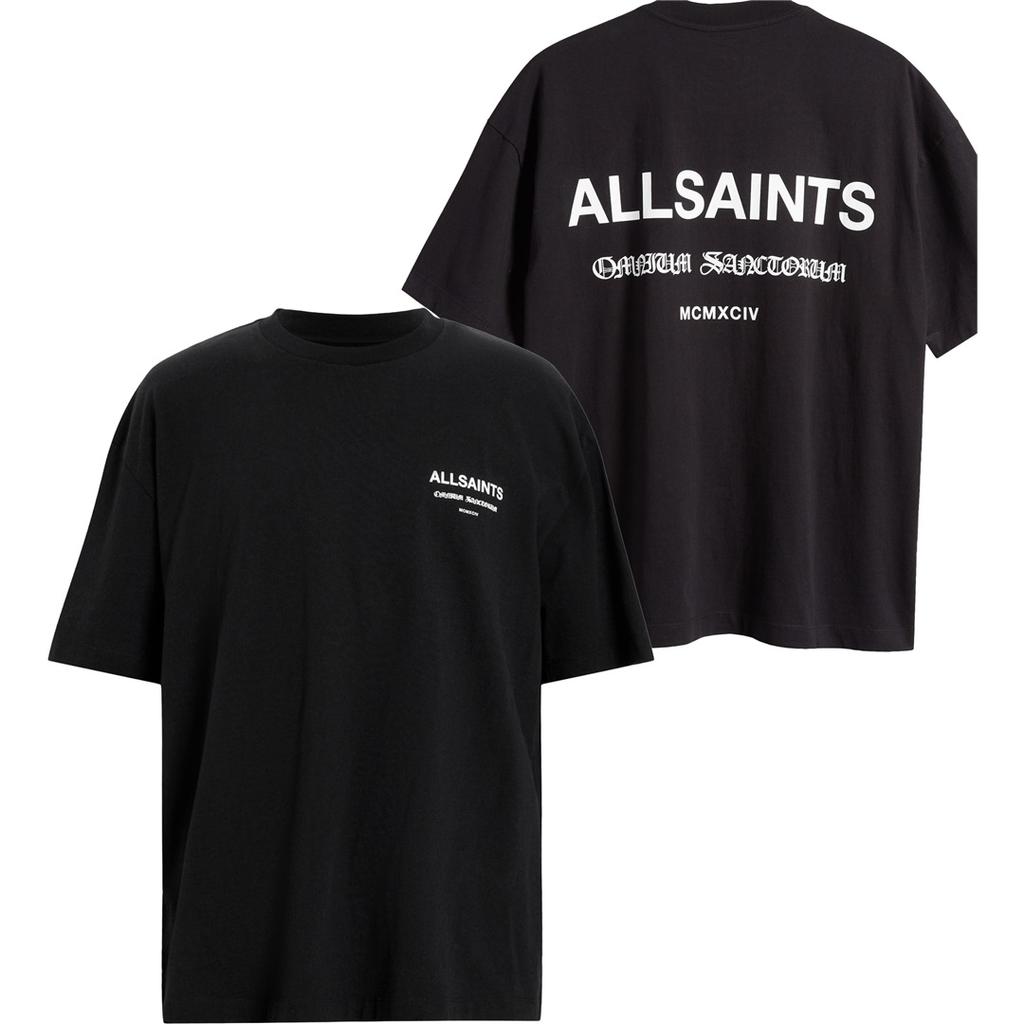 All SS SANCTUM CREW Print T-shirt Black And White Men Women Oversized Street Y2k Casual Short Sleeve Couple Tee Female Male Clothing 