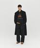 Heute Alpaca Long Single Coat (Black)