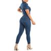 Stylish Sexy Fashion Denim Jumpsuit Available for Sale