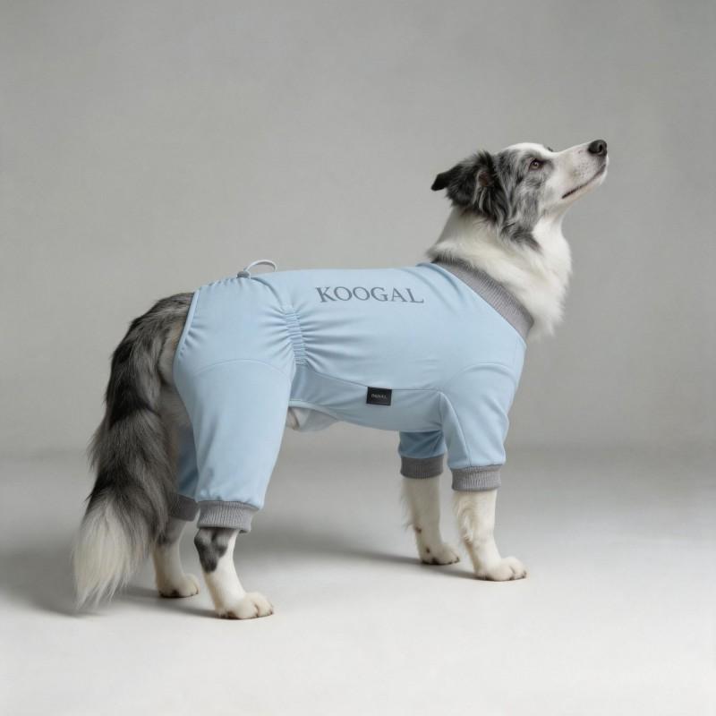 Cotton Full-Body Dog Pajamas With Anti-Lick Design Breathable Quick-Dry Small Medium Breeds Like Bichon Shih Tzu Golden
