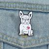 Charming Puppy Face Alloy Brooch Pin Pet Lover Fashion Accessory For Casual Wear Gift Giving Holiday Celebration Outfits