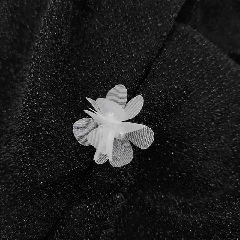 10Pcs Flower Embroidered Patch Lace Applique Diy Lace Fabric Trim For Wedding Birthday Party Event Diy Gift Decoration Craft