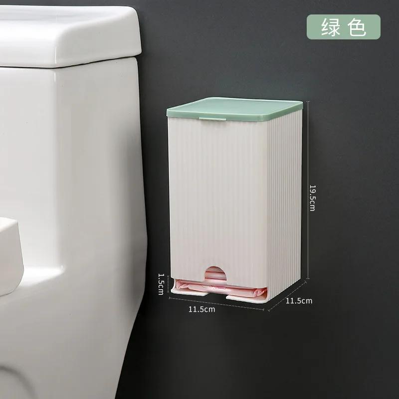 

Настенный водонепроницаемый органайзер для ванной комнаты – универсальный пыленепроницаемый ящик для хранения гигиенических салфеток и поделок зелёный