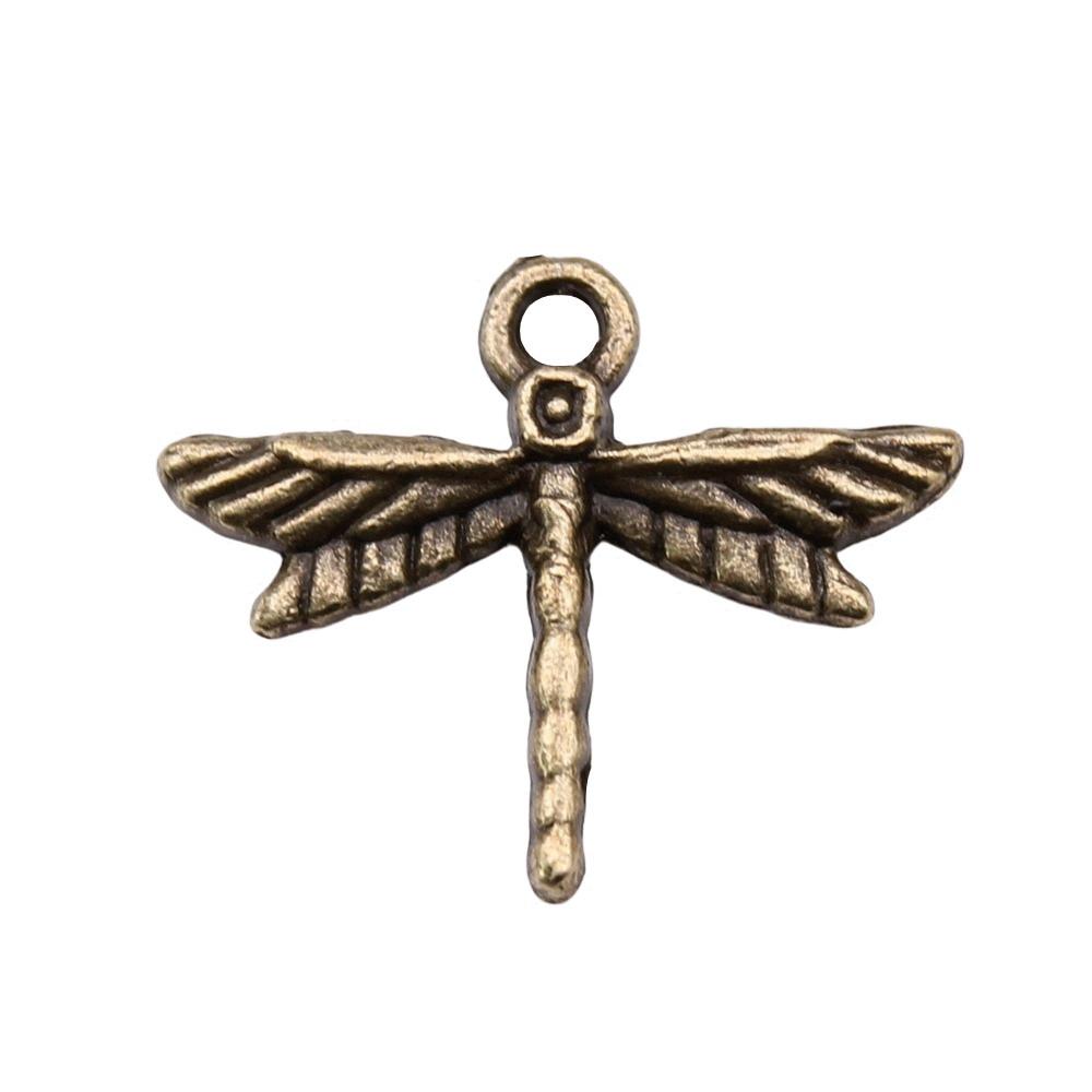 Dragonfly Charms Vintage Alloy Pendants For Insect Themed Handmade Jewelry Supplies