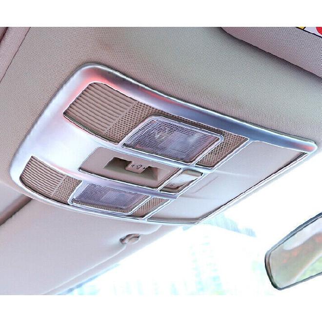 For Mazda CX-5 2017-2024 Matte Silver Roof Front Rear Reading Light Cover Trim