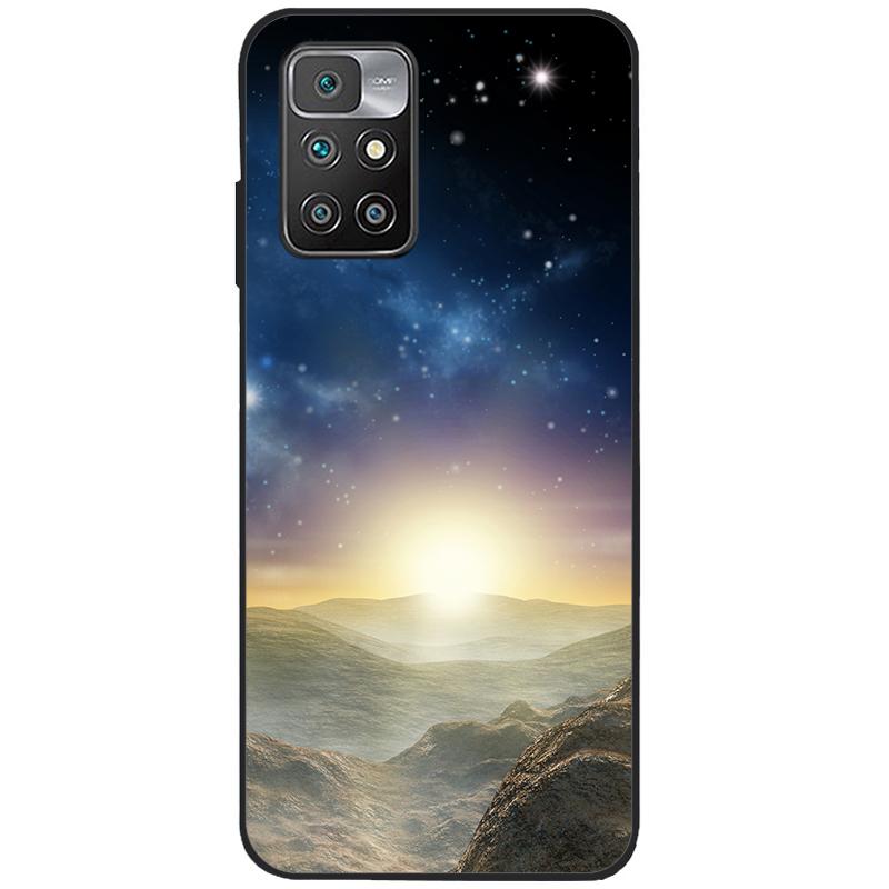 For Xiaomi Redmi 10 Case Silicone Soft TPU Back Cover For Xiaomi Redmi 10 Redmi10 Phone Cases Cute Painted Cover Shockproof Capa