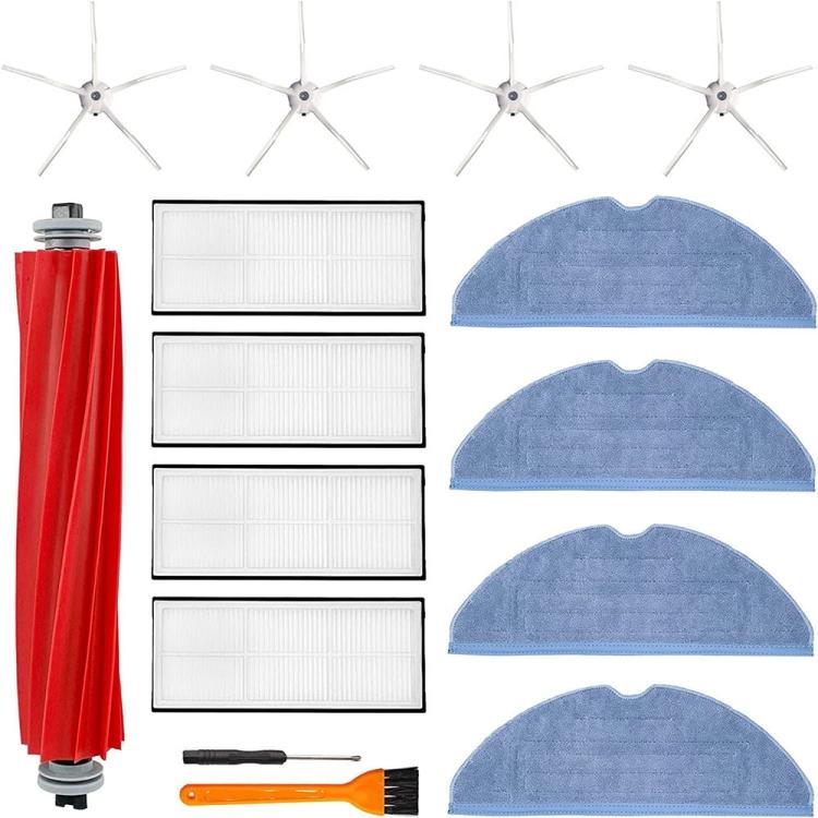 

Для Xiaomi Roborock S7+ S7 T7S T7 Plus Серии Щетка-валик Фильтр Тряпка Боковая щетка Комплект 15 в 1