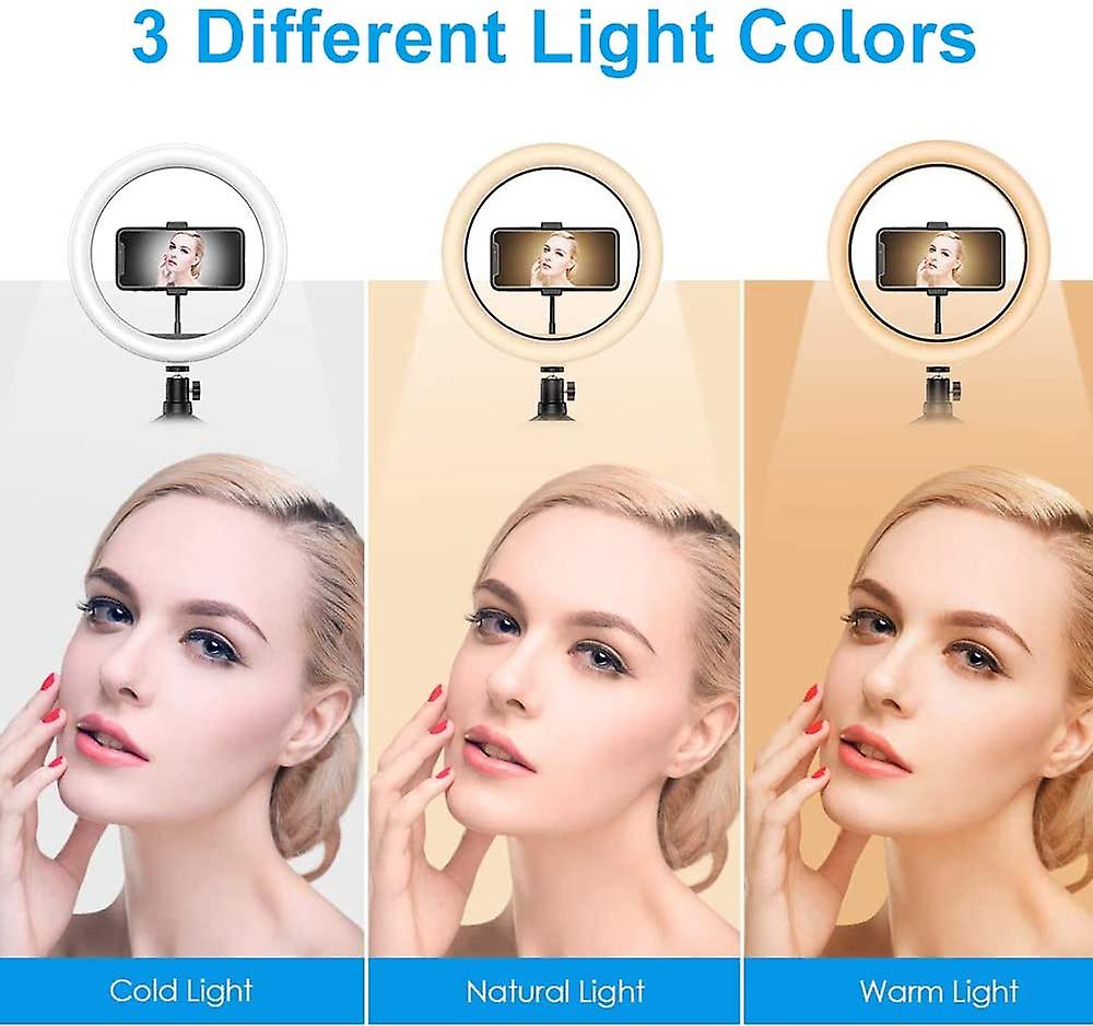 Led Ring Light, Tripod, Ring Light with Bluetooth Remote Control Tripod, Adjustable LED