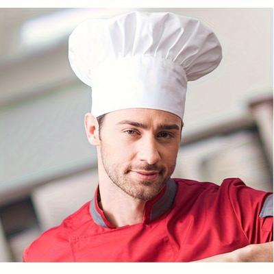 2 szt. Czapka szefa kuchni dla dorosłych Opakowanie Regulowana elastyczna czapka piekarza do kuchni Gotowanie Odpowiednia dla szkół gastronomicznych, college'ów, restauracji