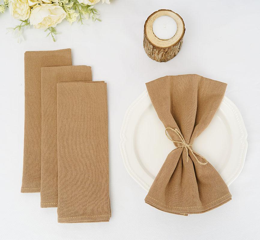 50PC 30X45CM Table Cloth Napkins Cotton Durable Fabric Reusable Kitchen Dining Easter Wedding Christmas baby shower Decoration