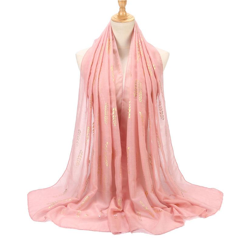 New  Summer Elegant Women Silk Scarf Beach Wrap Shawl Sparkly Gold Print Sunscreen Bandana Hijab Mujer Scarve Pareo Foulard
