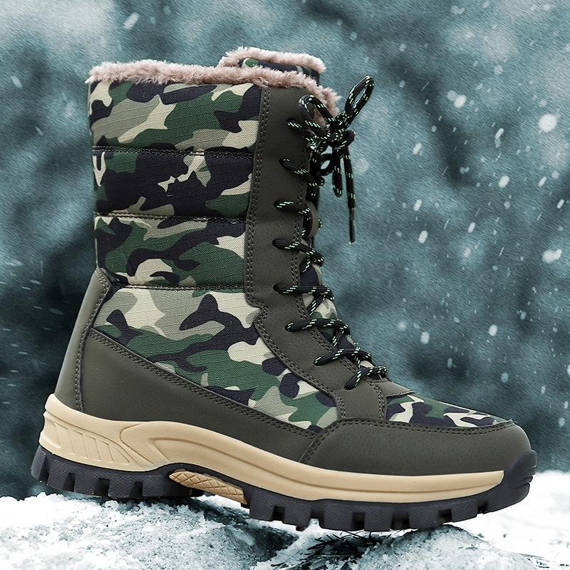 Wow, cold-resistant minus 40 degrees Russian travel equipment snow boots winter non-slip thickened thermal shoes cotton boots