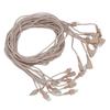 10pcs 3 Pin Hearing Aid Receiver Cable Portable Wear Resistant PVC Hearing Aid Replacement Cord for Hearing Aids