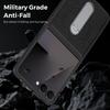 Strong Magnetic Phone Case for Samsung Galaxy Z Flip 7 Fe Flip6 5 4 3 Wireless Charging Metal Rotating Bracket Pu Leather Cover