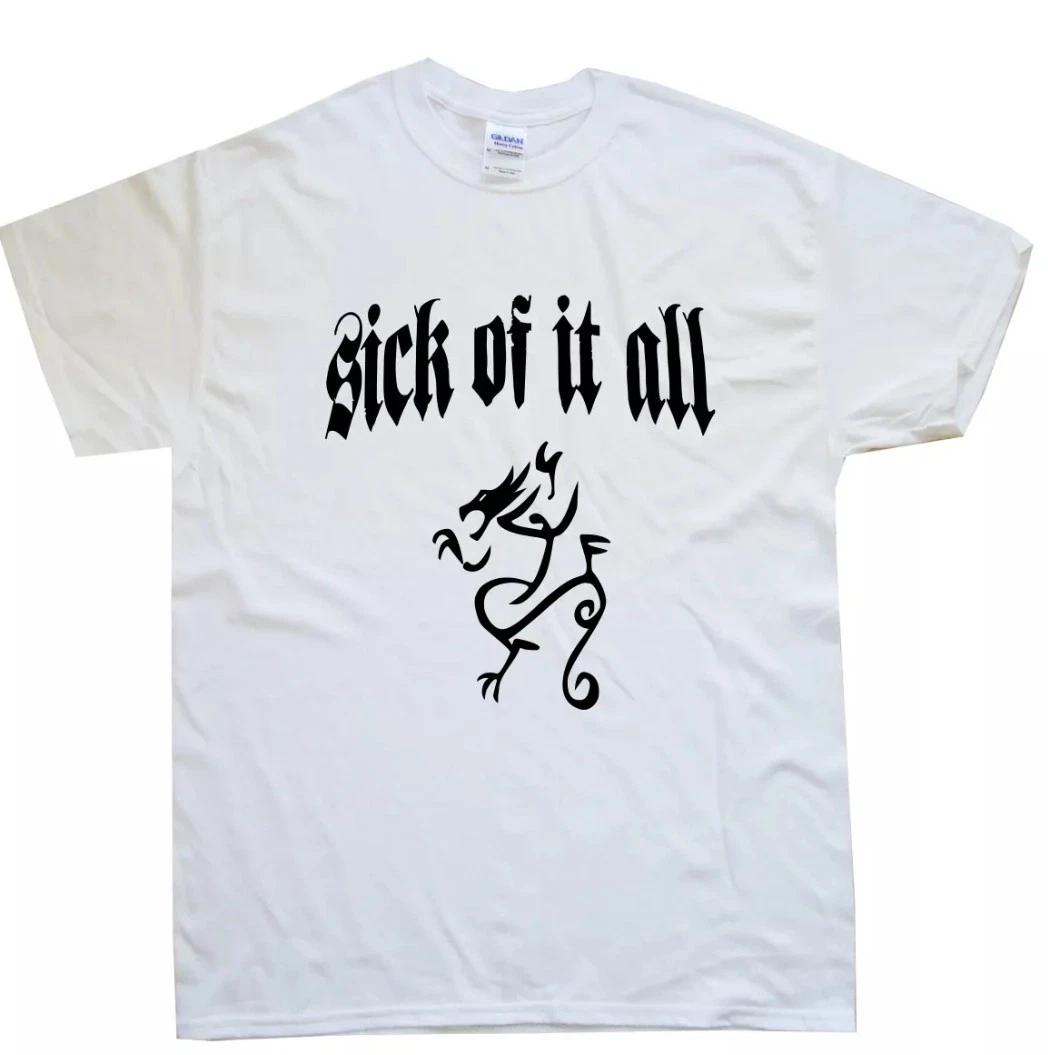 SICK OF IT ALL T-SHIRT sizes S M L XL XXL 3 4 XL Black, White XXL
