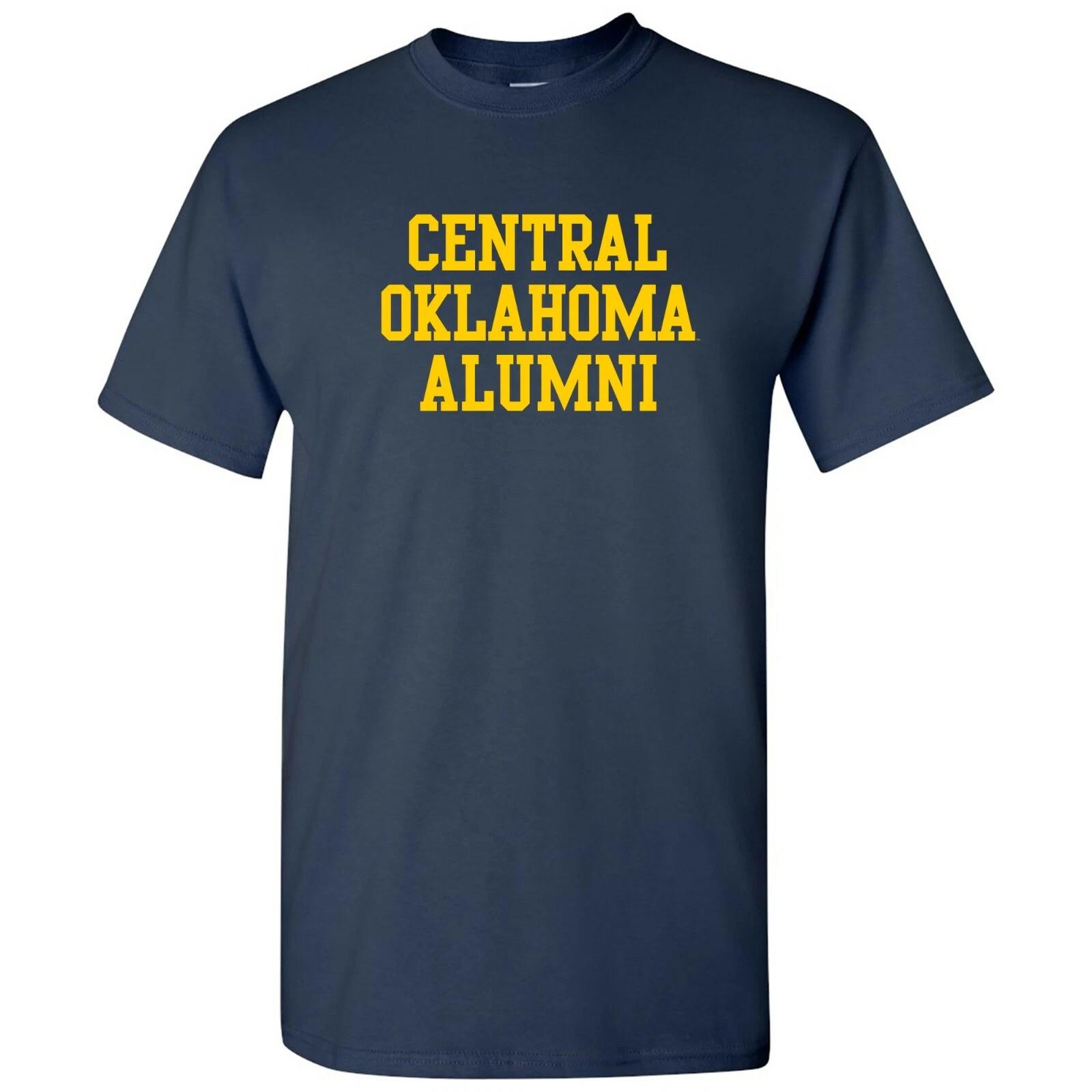Central Oklahoma Bronchos Alumni Block T-Shirt - Navy XL
