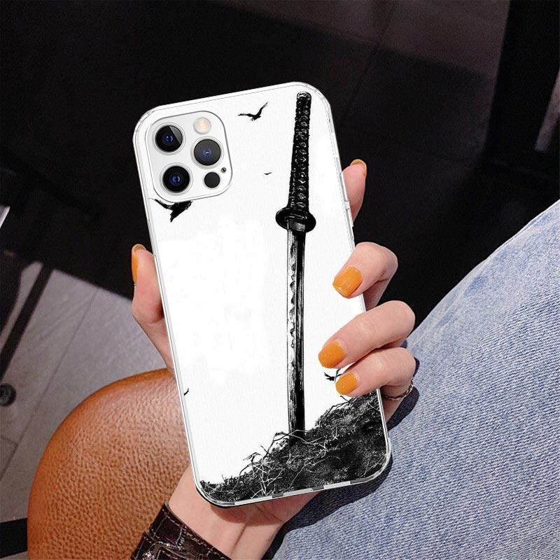 Rurouni Kenshin Anime Handyhülle Für iPhone 17 Air 16 Pro Max 16E 15 + 14 Plus 11 12 13 Mini 7 8 SE Geschenk Druckabdeckung Fundas 17 A
