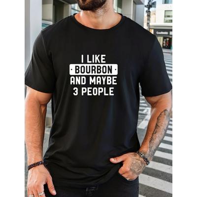 Men's T-Shirt 100% Cotton Summer Casual Soft Creative Letter Print Round Neck Breathable Short Sleeve T-Shirts 2025 New Tees