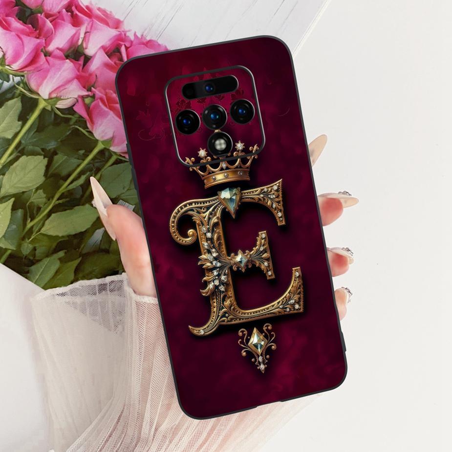 Für Tecno Camon 16 Premier Hülle CE9 CD6j Luxus Krone Buchstaben Abdeckung Weiche TPU Handyhülle Für Tecno Camon 16 Pro Camon16 CE7 Schale