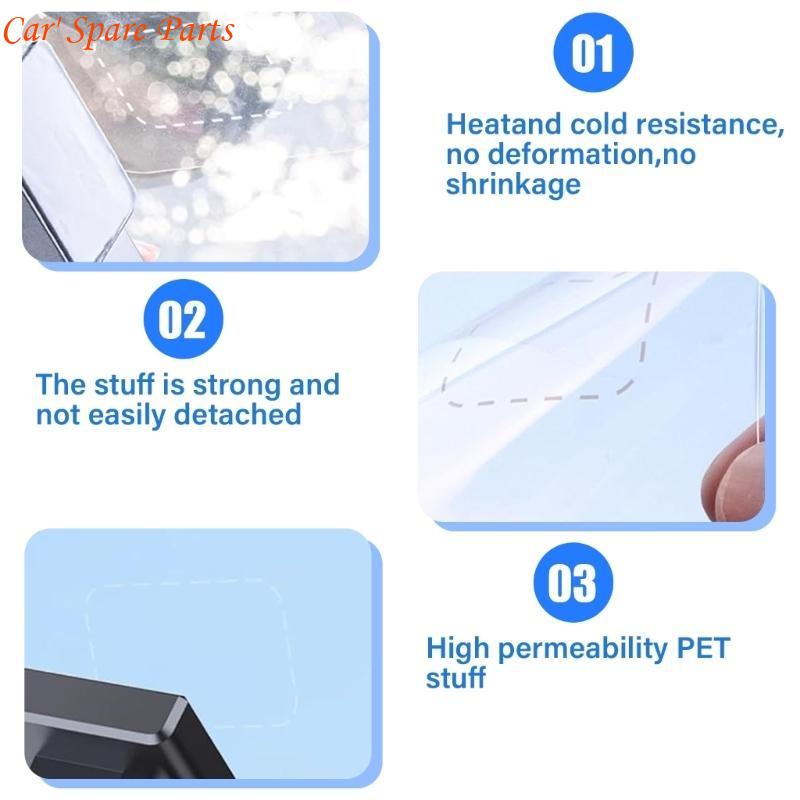 Y4UA Car Windshield Films Dashboard Camera Sticker Ensures Stable Recording Prevent Slipping For Weather Conditions 10pcs