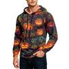 Men's Loose Fit Graphic Pullover Hoodie with Pocket and Drawstring Casual Sweatshirt