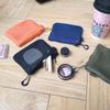 Candy Color Mini Coin Purse Korean Style Visible Makeup Pouch Lightweight Mesh Storage Bag  Girl