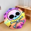 1 PC Automatic Folding Umbrella - Colorful Skulls Pattern, Portable & Foldable Design with 8 Ribs, Christmas Birthday Gifts