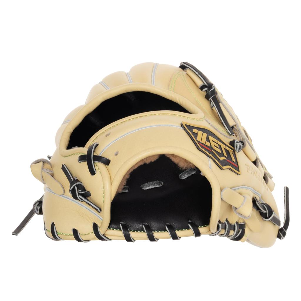 ZETT Pro Status SE E1 Type Soft Baseball Glove for Second and Pastel Brown x Size 4 Shortstop, Right-Handed Throw, Black, (BRGB564S)