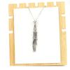 Geometric Necklace With Adjustable Stainless Steel Chain For Womens Fashion Jewelry