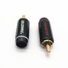 Snake King RCA Audio Connector Lotus Plug - AV Speaker Cable Solder Joint with Small Hexagonal Audio Plug