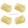  4pack Natural Loofah Rabbit Toy for Mices Pet Encouraging Exploration and Dental Healths Durability Safe