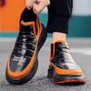 High-top Warm Men's Boots Fashion Color Matching Casual Snow Boots Comfortable Waterproof Non-slip Outdoor Sports Cotton Shoes