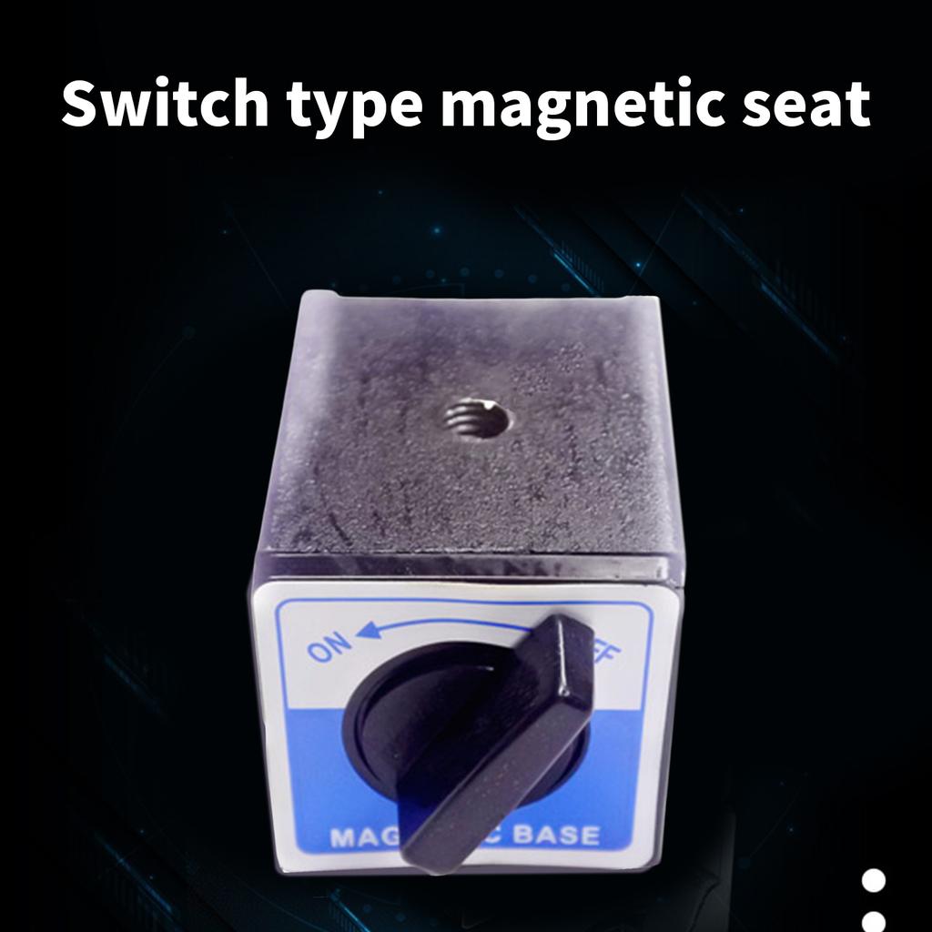 Versatile Magnetic Table Base with V Type Power Magnet Seat Adjustable Magnetic Table Base for Dial Indicator Stand