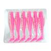 6Pcs/Lot Soft Swimbait 9Cm 4.4G Floating T-Tail Fishing Lure Tpr Paddle Tail Soft Lure Material Fishing Baits Fishing Tackle Pes
