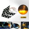 2Pcs Universal Car Auto Side Rear View Mirror 14-SMD Led Lamp Turn Signal Lights Accessories Led Lights Car Accessories Tools