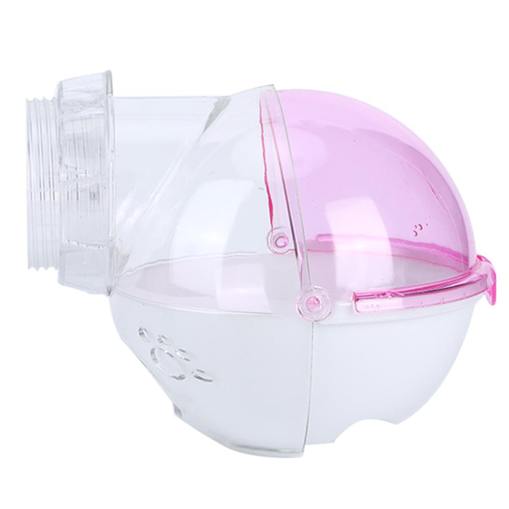 

13cm Lovely Hamster Running Exercise Wheel Plastic Small Pet Toy Rat Running Play Toy (Blue) рожевий