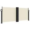 VidaXL Auvent latéral rétractable crème 100x600 cm, écran d’intimité de jardin, brise-vue de balcon, écran d'extérieur, 4004580