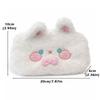 Portable Pencil Case Rabbit Shape Large Capacity Stationery Pouch Stationery Organizer Students