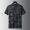 Men's Plus Size Summer Distressed Jacquard T-Shirt