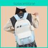 Large Casual Minimalist Capacity Backpack With Color Blocking Design Daily For
